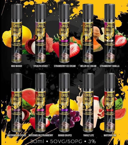 Chill Bill Turbo Pod Formula Salt Nic Ejuice / E-liquid
