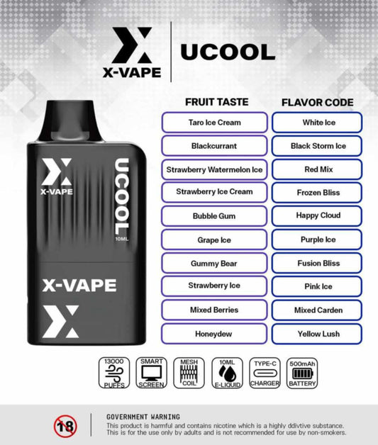 Xvape UCOOL replacement prefilled pods